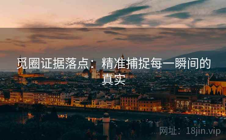 觅圈证据落点：精准捕捉每一瞬间的真实